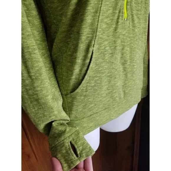 Lucy Athletic Green Half Zip-up Sweater - Picture 5 of 5